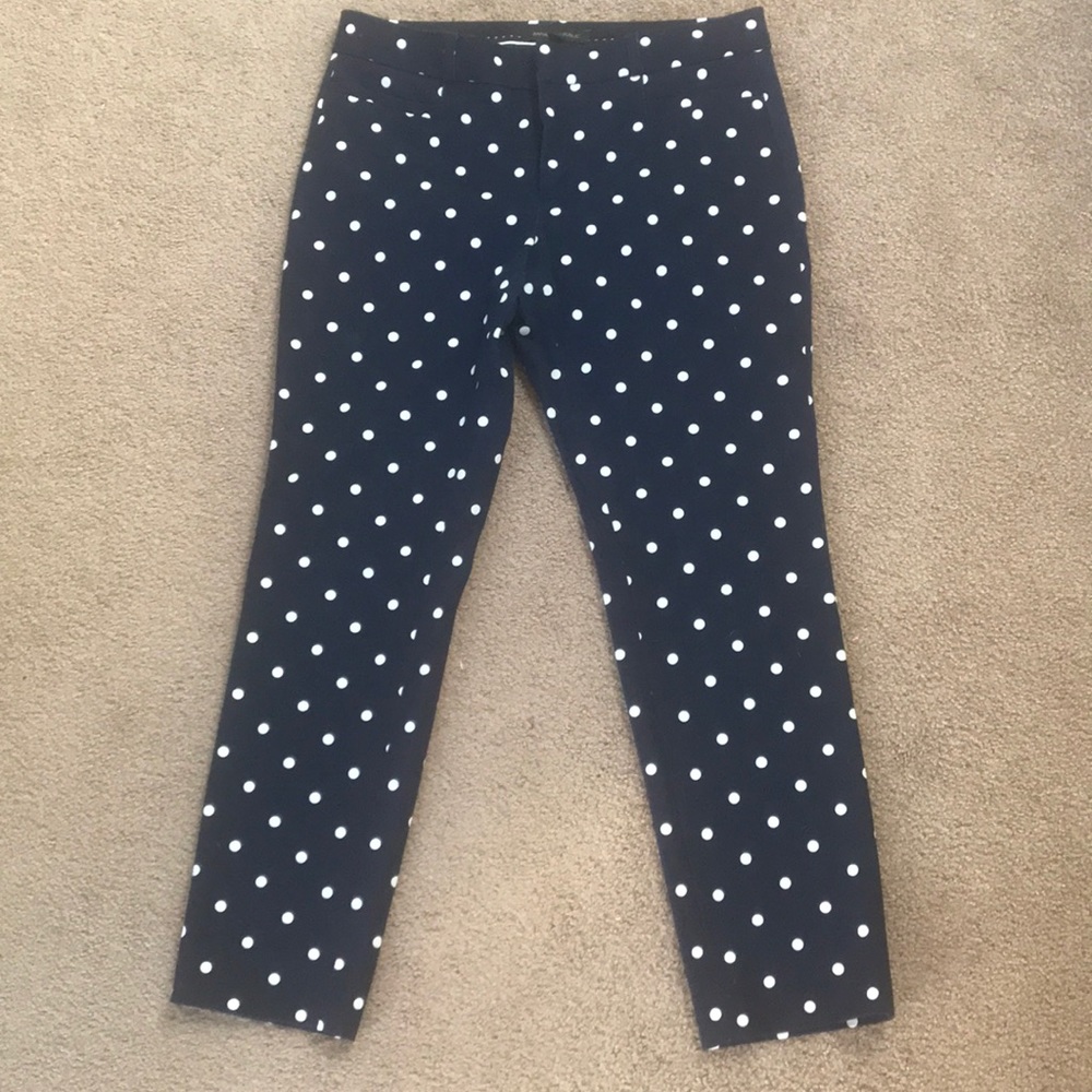 Banana Republic Petite Sloan Polka Dot Pant